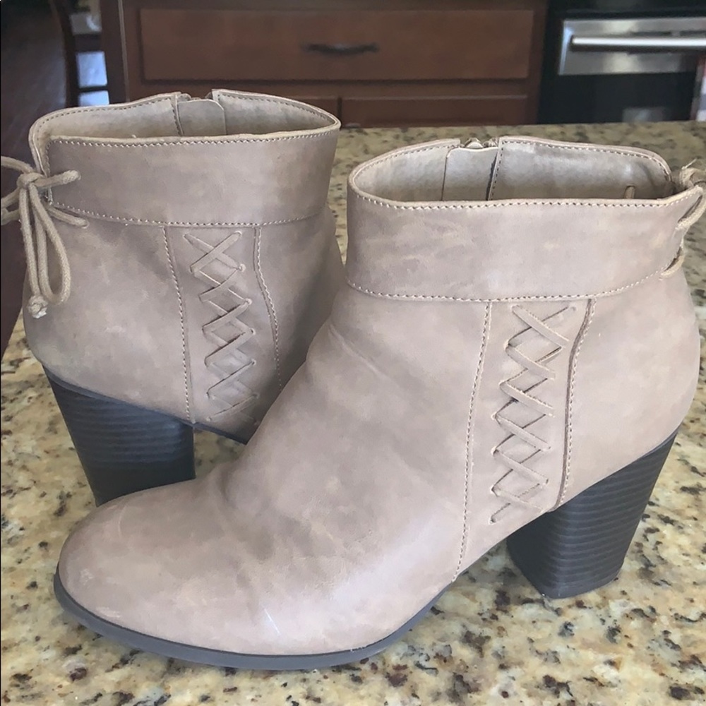 Madden Girl Tan Booties